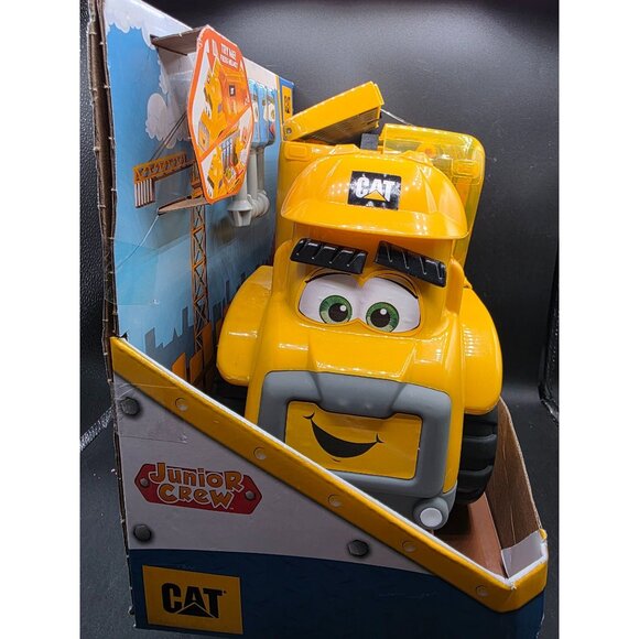 Cat Junior Crew Fix-It Phillip Toy Truck With Lights & Sounds Learning Workbench - Picture 10 of 10